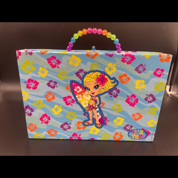 Vintage Lisa Frank Cassie Surfer Jewelry Carry Case - Picture 3 of 16
